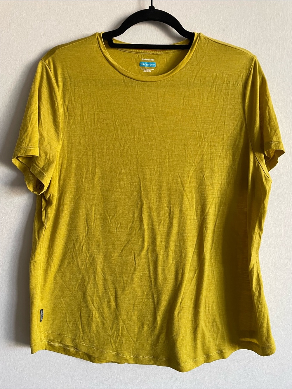 icebreaker merino wool blend 125 cool-lite sphere short sleeve scoop tee XXL